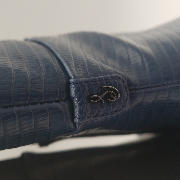 809- Sam Edelman Ursula Women's Over The Knee Boots Navy Liz Print Color NWT - Picture 7 of 13